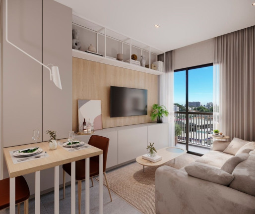 Imagem Apartamento com 1 Quarto à Venda, 34 m² em Alto Da Glória - Curitiba