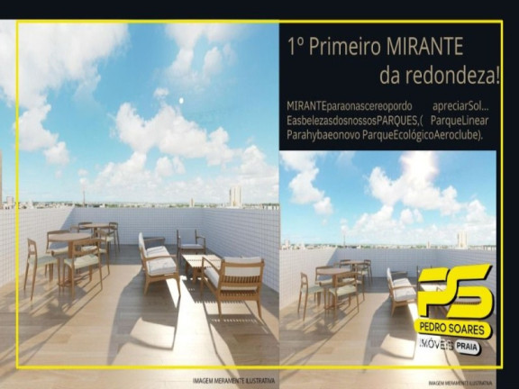 Imagem Apartamento com 2 Quartos à Venda, 54 m² em Aeroclube - João Pessoa Imagem Apartamento com 2 Quartos à Venda, 54 m² em Aeroclube - João Pessoa