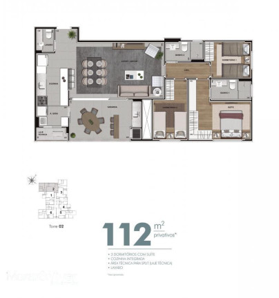 Imagem Apartamento com 2 Quartos à Venda, 83 m² em Cabral - Curitiba Imagem Apartamento com 2 Quartos à Venda, 83 m² em Cabral - Curitiba