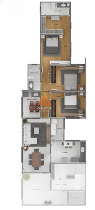 Imagem Apartamento com 3 Quartos à Venda, 105 m² Imagem Apartamento com 3 Quartos à Venda, 105 m²