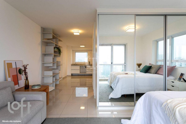 Imagem Apartamento com 1 Quarto à Venda, 50 m² em Brooklin Paulista - São Paulo Imagem Apartamento com 1 Quarto à Venda, 50 m² em Brooklin Paulista - São Paulo