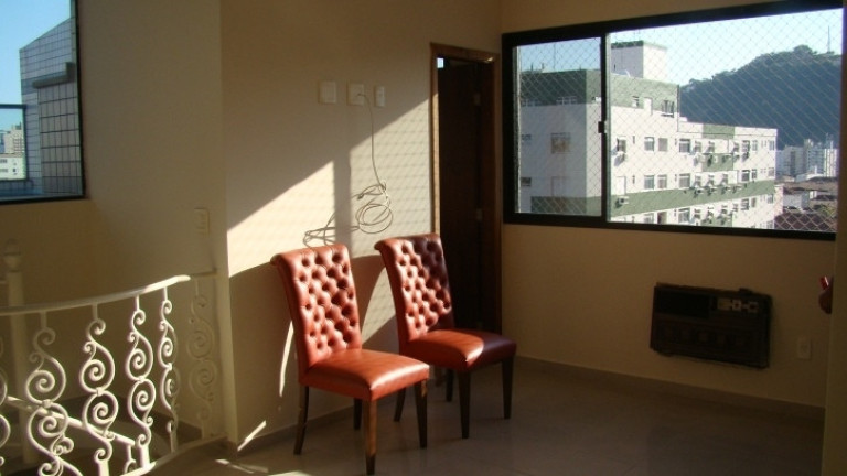 Imagem Cobertura com 3 Quartos à Venda, 140 m² em Campo Grande - Santos Imagem Cobertura com 3 Quartos à Venda, 140 m² em Campo Grande - Santos