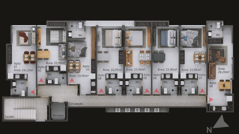 Imagem Loft com 1 Quarto à Venda, 22 m² em Intermares - Cabedelo Imagem Loft com 1 Quarto à Venda, 22 m² em Intermares - Cabedelo