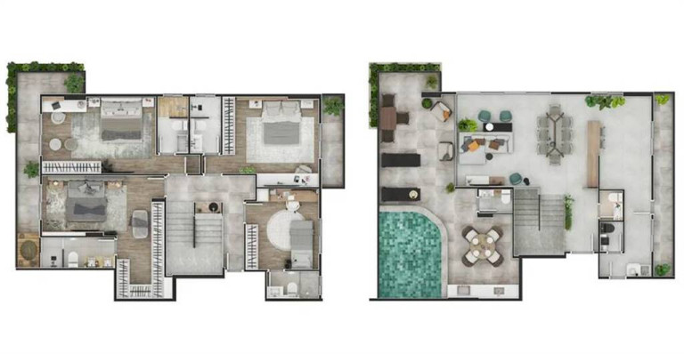 Imagem Cobertura com 4 Quartos à Venda, 263 m² em Forte - Praia Grande Imagem Cobertura com 4 Quartos à Venda, 263 m² em Forte - Praia Grande