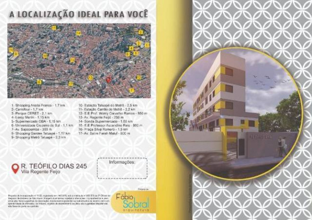 Imagem Apartamento com 2 Quartos à Venda, 30 m² em Vila Regente Feijó - São Paulo