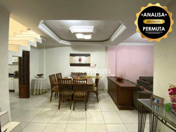 Sobrado com 5 Quartos à Venda, 286 m² em Parque Jaçatuba - Santo André