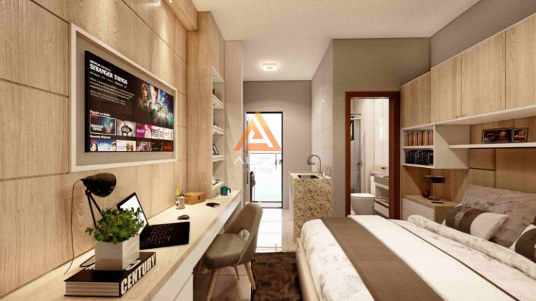Imagem Kitnet com 1 Quarto à Venda, 20 m² em Centro - Barbacena Imagem Kitnet com 1 Quarto à Venda, 20 m² em Centro - Barbacena