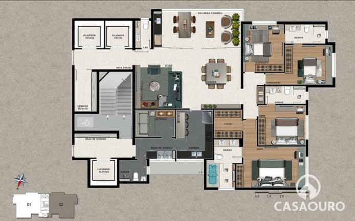 Imagem Apartamento com 4 Quartos à Venda, 173 m² em Vila Da Serra - Nova Lima Imagem Apartamento com 4 Quartos à Venda, 173 m² em Vila Da Serra - Nova Lima