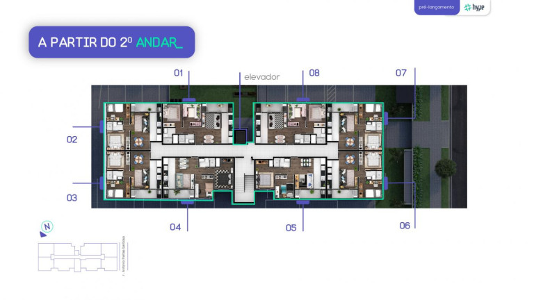 Imagem Apartamento com 2 Quartos à Venda, 49 m² em Capão Raso - Curitiba