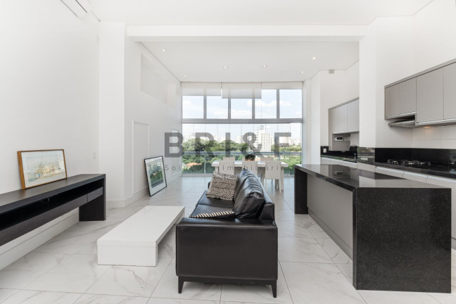 Imagem Apartamento com 1 Quarto para Alugar, 85 m² em Brooklin - São Paulo Imagem Apartamento com 1 Quarto para Alugar, 85 m² em Brooklin - São Paulo
