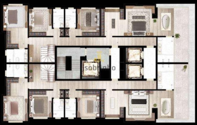 Imagem Cobertura com 4 Quartos à Venda, 229 m² em Centro - Itapema Imagem Cobertura com 4 Quartos à Venda, 229 m² em Centro - Itapema