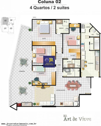 Imagem Apartamento com 4 Quartos à Venda, 137 m² em Itapoã - Vila Velha