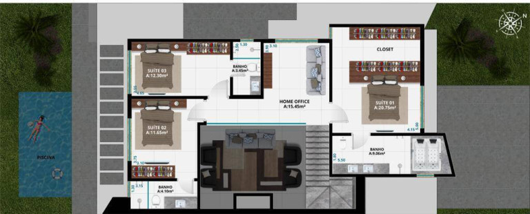 Imagem Casa com 4 Quartos à Venda, 250 m² em Centro - Xangri-lá Imagem Casa com 4 Quartos à Venda, 250 m² em Centro - Xangri-lá