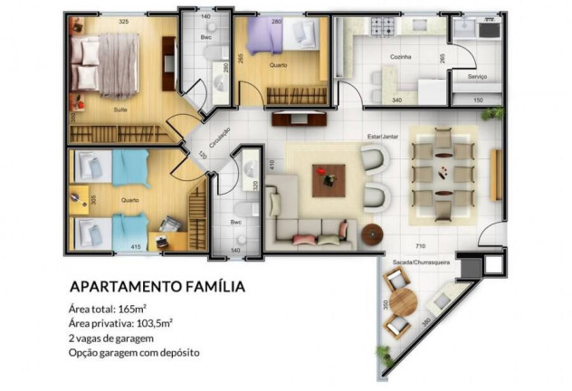 Imagem Apartamento com 3 Quartos à Venda, 103 m² em Centro - Cascavel Imagem Apartamento com 3 Quartos à Venda, 103 m² em Centro - Cascavel