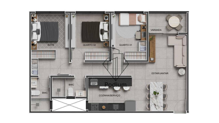 Imagem Apartamento com 2 Quartos à Venda, 56 m² em Manaíra - João Pessoa Imagem Apartamento com 2 Quartos à Venda, 56 m² em Manaíra - João Pessoa