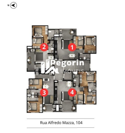 Imagem Apartamento com 2 Quartos à Venda, 58 m² em Lindóia - Curitiba