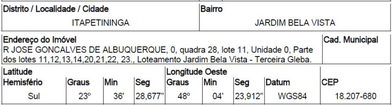 Imagem Terreno à Venda, 2.650 m² em Jardim Bela Vista - Itapetininga