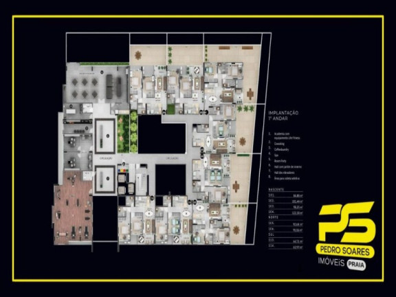 Imagem Apartamento com 2 Quartos à Venda, 63 m² em Cabo Branco - João Pessoa Imagem Apartamento com 2 Quartos à Venda, 63 m² em Cabo Branco - João Pessoa