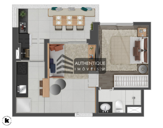Imagem Apartamento com 1 Quarto à Venda, 37 m² em Jardins - São Paulo Imagem Apartamento com 1 Quarto à Venda, 37 m² em Jardins - São Paulo