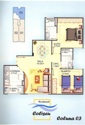 Imagem Apartamento com 2 Quartos à Venda, 65 m² em Praia Do Morro - Guarapari Imagem Apartamento com 2 Quartos à Venda, 65 m² em Praia Do Morro - Guarapari