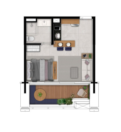 Imagem Apartamento com 1 Quarto à Venda, 61 m² em Itaim Bibi - São Paulo