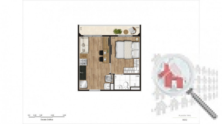 Imagem Apartamento com 1 Quarto à Venda, 29 m² em Tucuruvi - São Paulo Imagem Apartamento com 1 Quarto à Venda, 29 m² em Tucuruvi - São Paulo