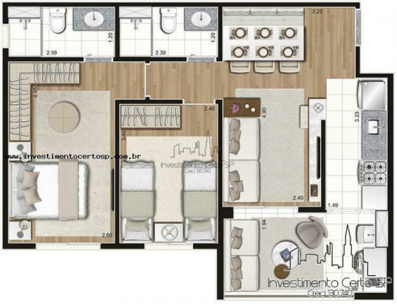 Imagem Apartamento com 2 Quartos à Venda, 61 m² em Brás - São Paulo Imagem Apartamento com 2 Quartos à Venda, 61 m² em Brás - São Paulo