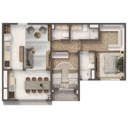 Imagem Apartamento com 2 Quartos à Venda, 71 m² em Brooklin Paulista - São Paulo Imagem Apartamento com 2 Quartos à Venda, 71 m² em Brooklin Paulista - São Paulo