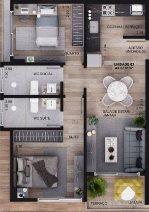 Imagem Apartamento com 3 Quartos à Venda, 81 m² em Intermares - Cabedelo Imagem Apartamento com 3 Quartos à Venda, 81 m² em Intermares - Cabedelo