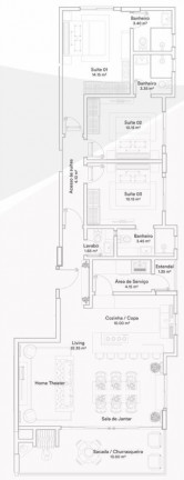 Imagem Imóvel com 3 Quartos à Venda, 125 m² em Meia Praia - Itapema
