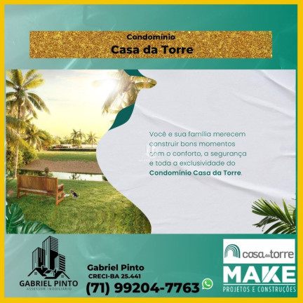 Imagem Terreno à Venda, 274 m² em Açu Da Torre - Mata De São João Imagem Terreno à Venda, 274 m² em Açu Da Torre - Mata De São João
