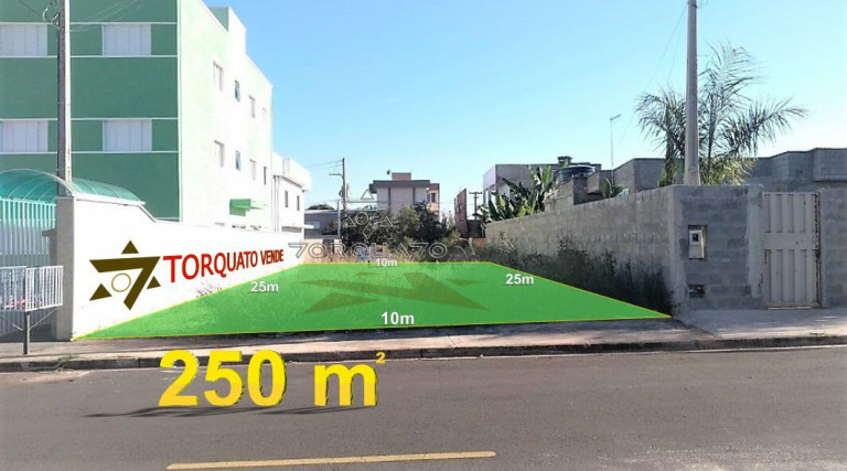 Imagem Terreno à Venda, 250 m² em Recanto Da Vinci - Engenheiro Coelho
