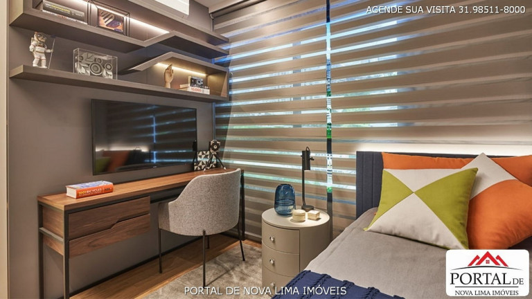 Imagem Apartamento com 4 Quartos à Venda, 199 m² em Vila Da Serra - Nova Lima