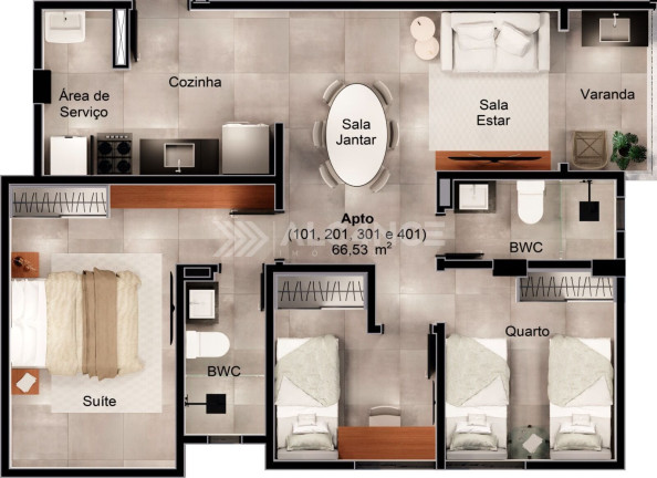 Imagem Apartamento com 2 Quartos à Venda, 52 m² em Intermares - Cabedelo Imagem Apartamento com 2 Quartos à Venda, 52 m² em Intermares - Cabedelo