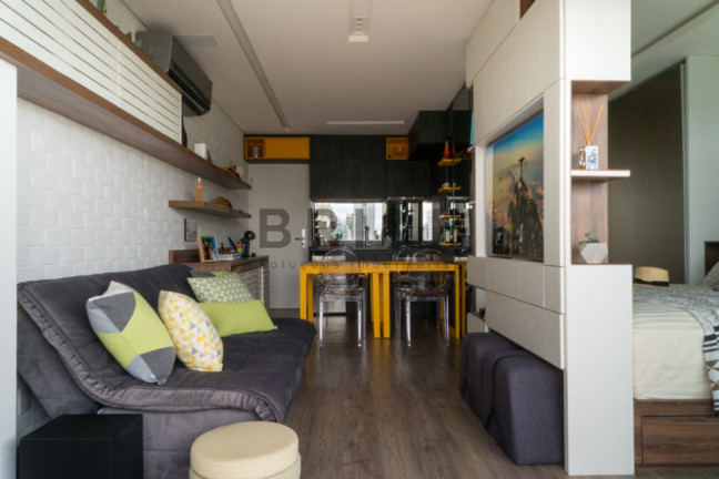 Imagem Apartamento com 1 Quarto para Alugar, 41 m² em Brooklin - São Paulo Imagem Apartamento com 1 Quarto para Alugar, 41 m² em Brooklin - São Paulo