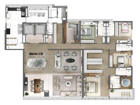 Imagem Apartamento com 4 Quartos à Venda, 34.300 m² em Itaim - São Paulo Imagem Apartamento com 4 Quartos à Venda, 34.300 m² em Itaim - São Paulo