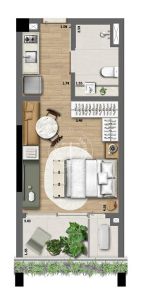 Imagem Apartamento com 1 Quarto à Venda, 31 m² em Sumaré - São Paulo Imagem Apartamento com 1 Quarto à Venda, 31 m² em Sumaré - São Paulo