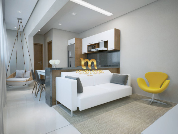 Imagem Apartamento com 1 Quarto à Venda, 44 m² em Guilhermina - Praia Grande