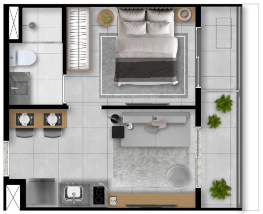 Imagem Imóvel com 1 Quarto à Venda, 25 m² em Vila Clementino - São Paulo Imagem Imóvel com 1 Quarto à Venda, 25 m² em Vila Clementino - São Paulo