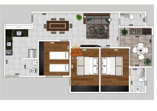 Imagem Apartamento com 2 Quartos à Venda, 89 m² Imagem Apartamento com 2 Quartos à Venda, 89 m²