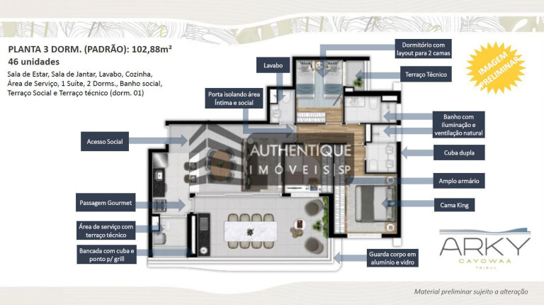Imagem Apartamento com 3 Quartos à Venda, 102 m² em Perdizes - São Paulo
