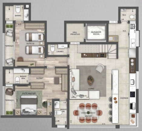 Imagem Apartamento com 2 Quartos à Venda, 88 m² em Perdizes - São Paulo Imagem Apartamento com 2 Quartos à Venda, 88 m² em Perdizes - São Paulo