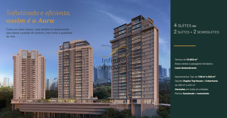 Apartamento com 4 Quartos à Venda, 157 m² em Vila Da Serra - Nova Lima