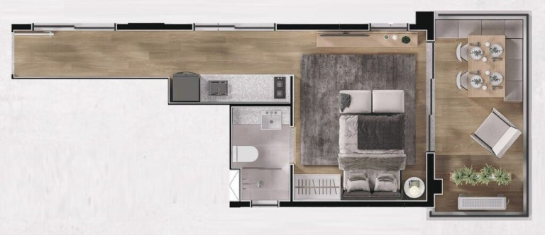 Imagem Apartamento com 1 Quarto à Venda, 100 m² em Jardins - São Paulo Imagem Apartamento com 1 Quarto à Venda, 100 m² em Jardins - São Paulo