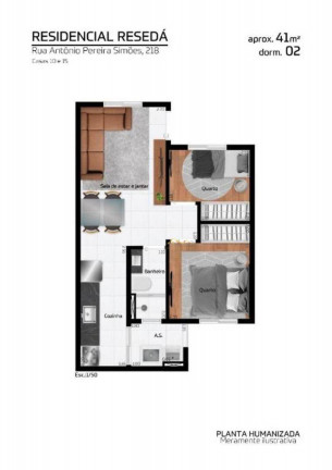 Imagem Apartamento com 2 Quartos à Venda, 40 m² em Vila Paranaguá - São Paulo Imagem Apartamento com 2 Quartos à Venda, 40 m² em Vila Paranaguá - São Paulo