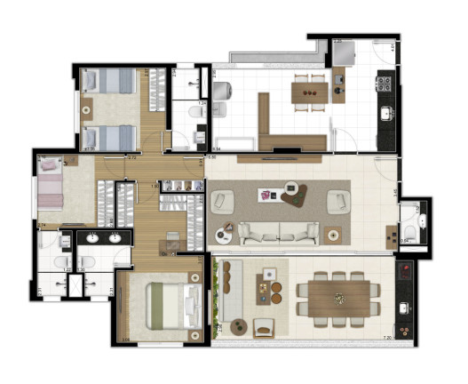 Imagem Apartamento com 4 Quartos à Venda, 134 m² em Mooca - São Paulo