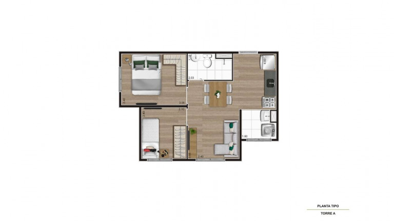 Imagem Apartamento com 2 Quartos à Venda, 2 m² em Cidade Patriarca - São Paulo