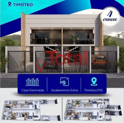 Imagem Casa com 3 Quartos à Venda, 124 m² em Jardim Primavera - Timóteo Imagem Casa com 3 Quartos à Venda, 124 m² em Jardim Primavera - Timóteo