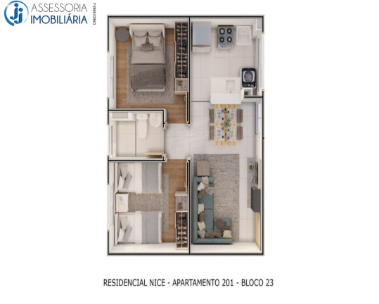 Imagem Apartamento com 2 Quartos para Alugar ou Temporada, 45 m² em Liberdade - Parnamirim Imagem Apartamento com 2 Quartos para Alugar ou Temporada, 45 m² em Liberdade - Parnamirim