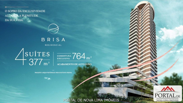 Imagem Apartamento com 4 Quartos à Venda, 377 m² em Vale Do Sereno - Nova Lima